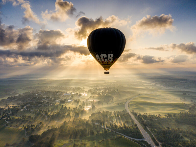 צילום רחפן צילום אור אדר (Fly Away טיסה בכדור פורח)