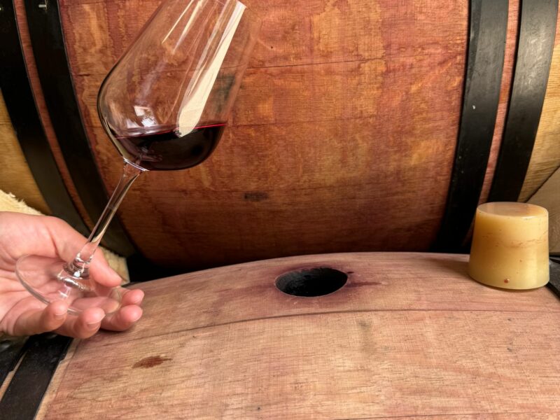 Pauker Winery – Hospitality facing the vineyard, wine and local refreshments